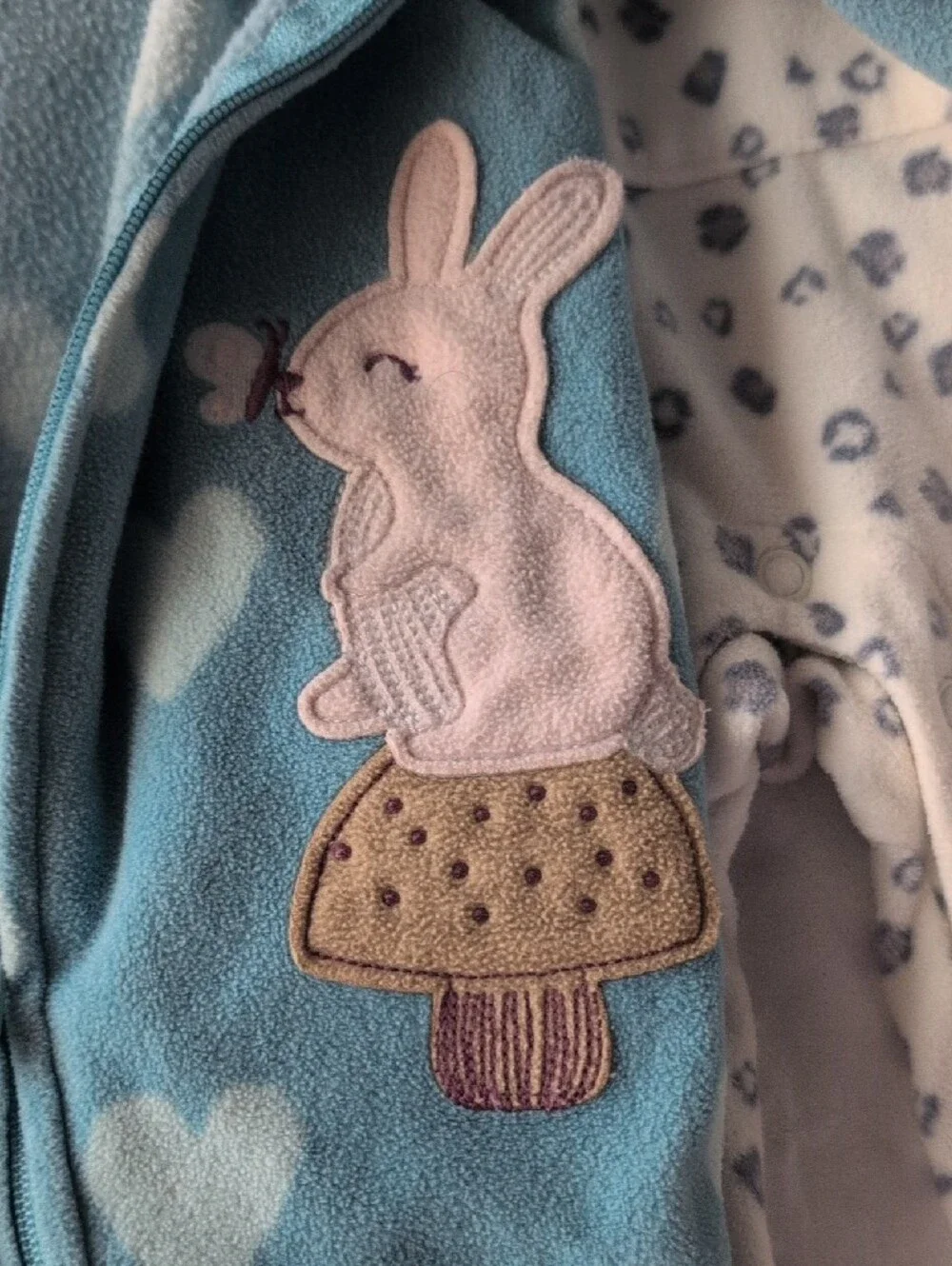 3 Carter's Fleece Baby Sleepers 3-6M